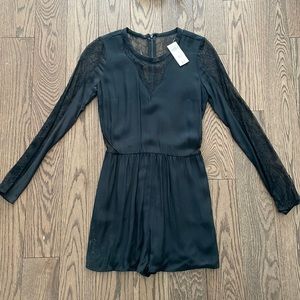 Black Lace Romper